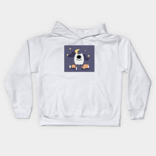 Halloween Ghost Friend Kids Hoodie